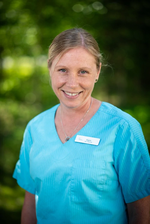 Karin, Hammarö Smådjursklinik.